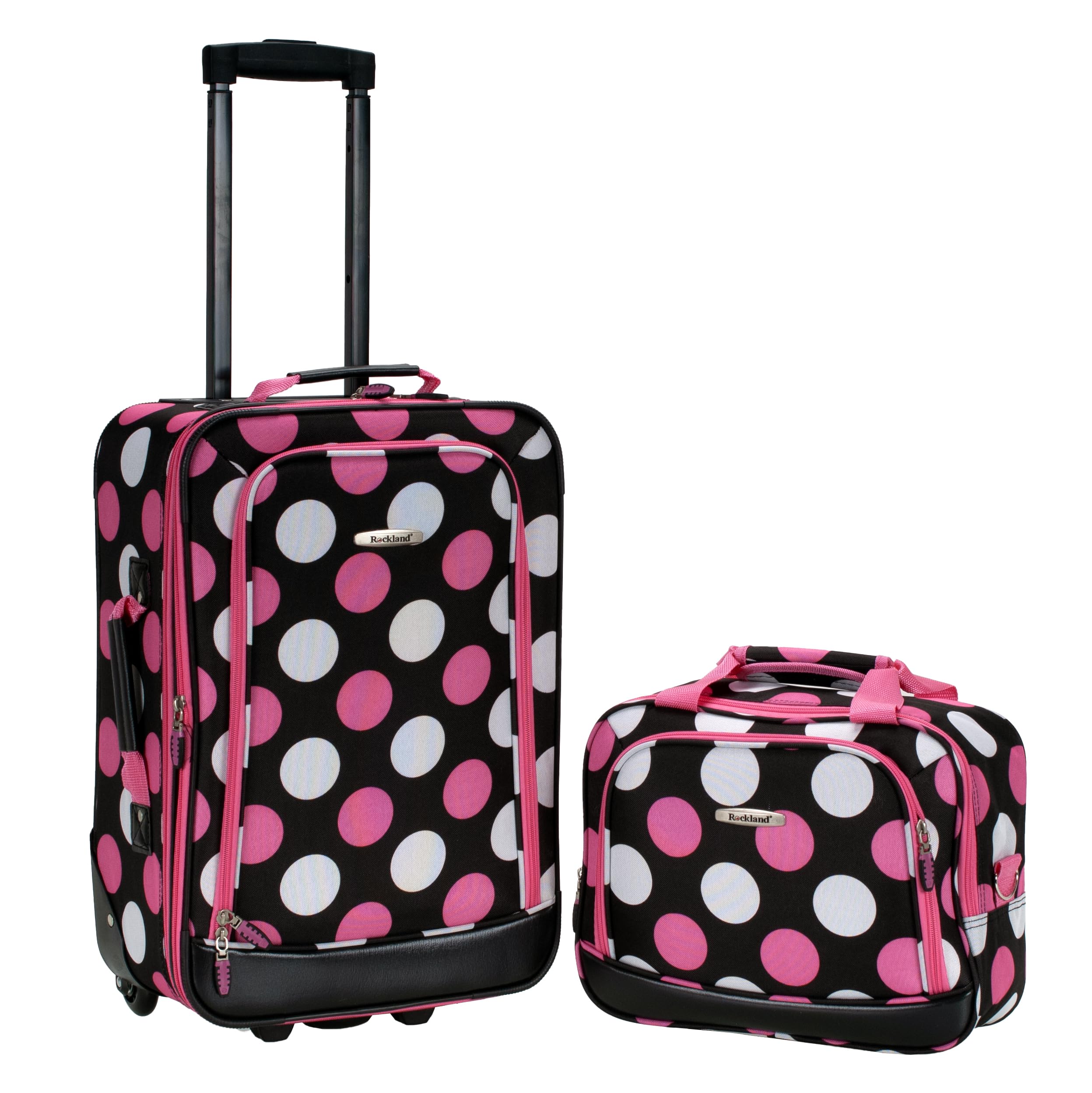 Amazon.com: Rockland Fashion Softside 2 Piece Luggage Set
